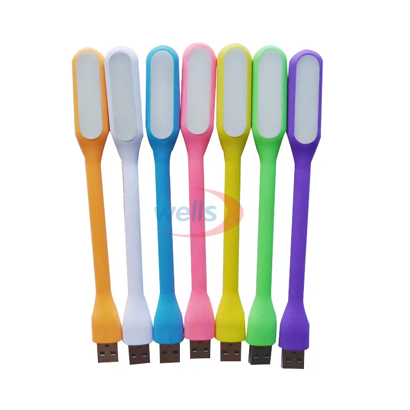 Светодиодный USB licht гаджеты Draagbare Гибкая лампа wit kleur voor компьютерный ноутбук Tafel