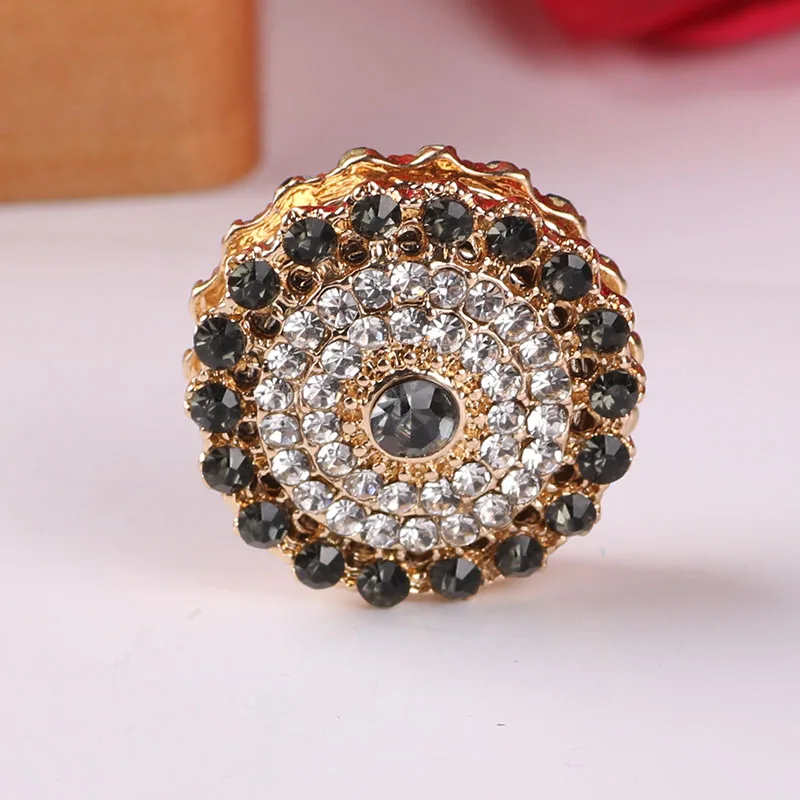 Однотонный серебристый цвет стразы аксессуары для хиджаба мусульманский штырь