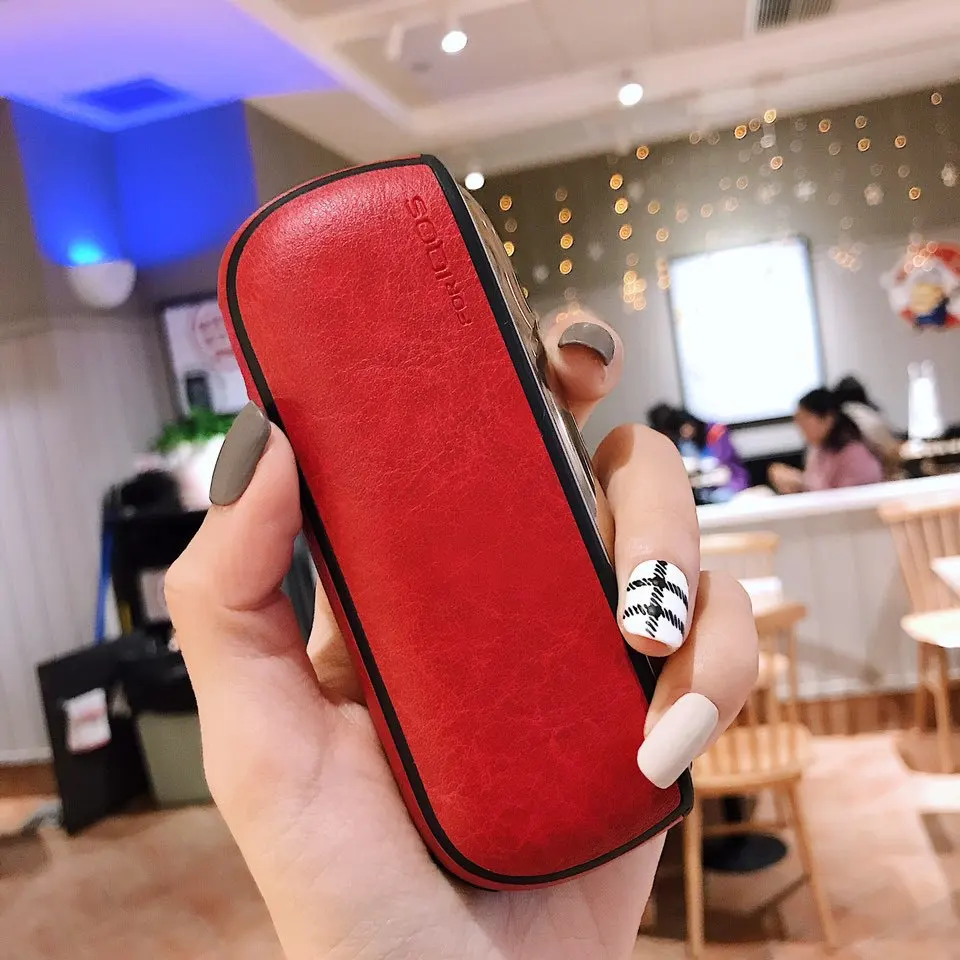 Однотонный чехол для IQOS 3 из искусственной кожи 0 переноски аксессуары