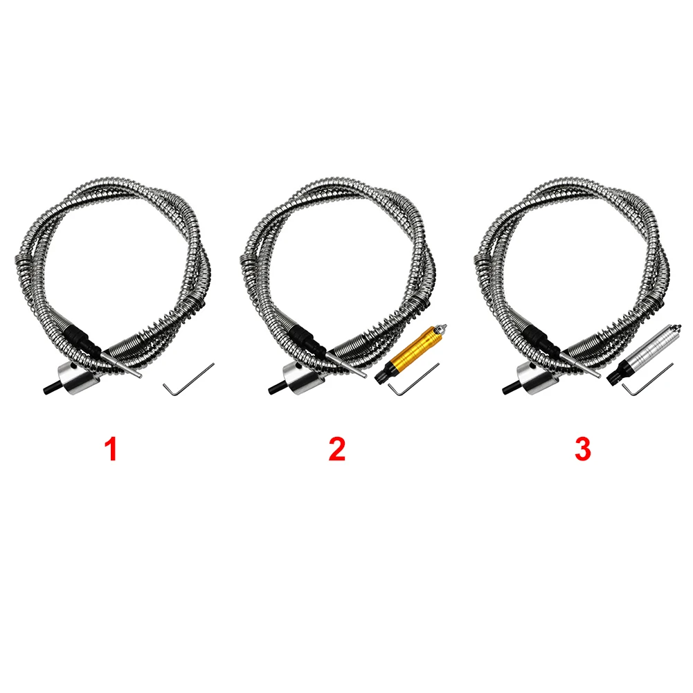 Universal Rotary Grinder Handle Power Tool Mini Separate Woodworking Extension Rod Stainless Steel Flexible Shaft Electric Drill |