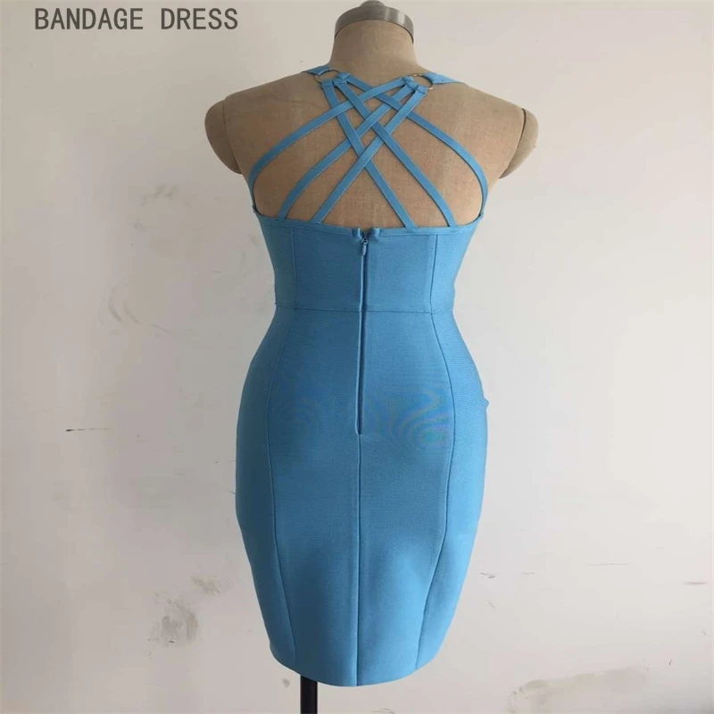 Новинка 2017 года Для женщин синий ремень спинки Bodycon пикантные и элегантные