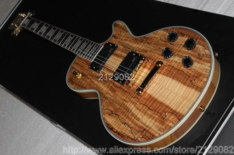 Новое поступление магазин под заказ электрогитара EMG pickups из натурального дерева
