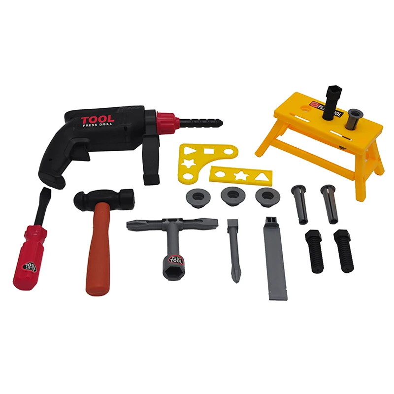 Набор строительных аксессуаров для детей пластиковый инструмент набор игрушки