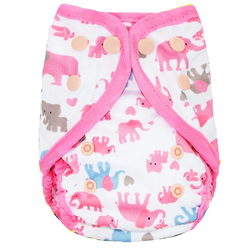 ef03 Miababy NBS тканевые подгузники, моющиеся и многоразовые тканевые подгузники, подходят для детей 3-9 кг или 0-6 месяцев - Цвет: ef03