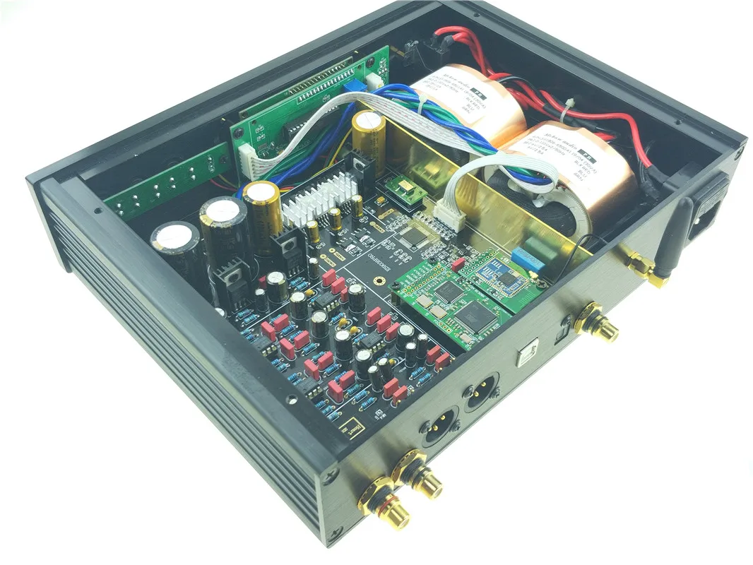 ES9038 ES9038PRO декодер Amanero USB HIFI аудио DAC + Crystek CCHD 575 поддержка DSD512 Bluetooth 5 0 CSR8675 APTX