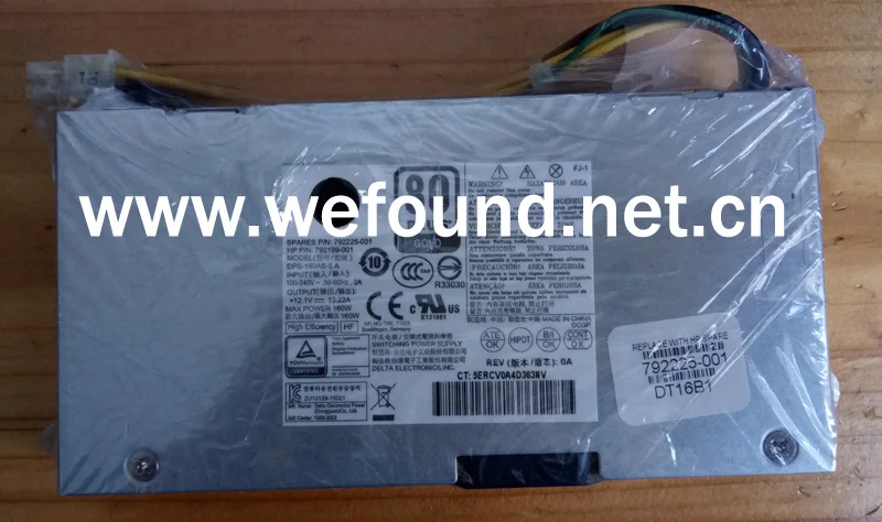 Хорошие рабочие! 792199-001 792225-001 блок питания для hp, 160W