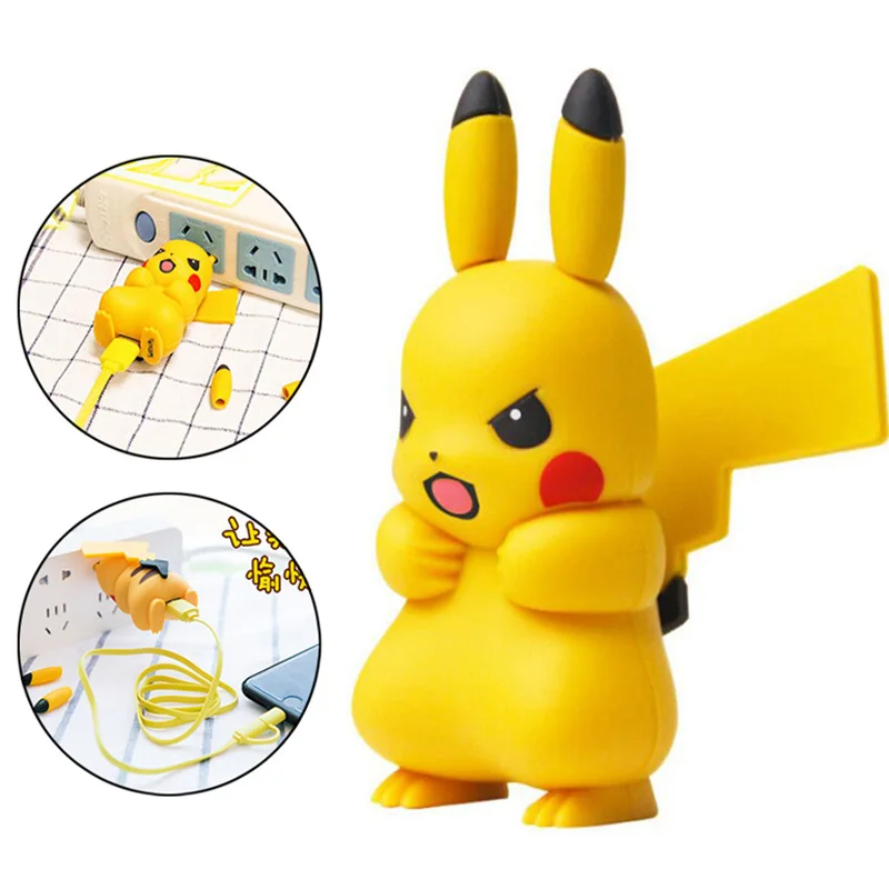 Милый дизайн с рисунком Пикачу форма мобильный телефон Зарядное устройство USB