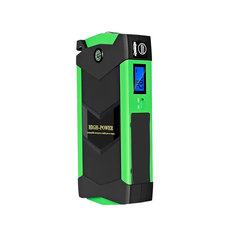 JX19-Green Мощный автомобильный стартер 600A 12V пусковое устройство банк питания бензиновый дизельный автомобиль батарея бустер зарядное устройство Buster автомобильный стартер CE - Цвет: JX19-Green