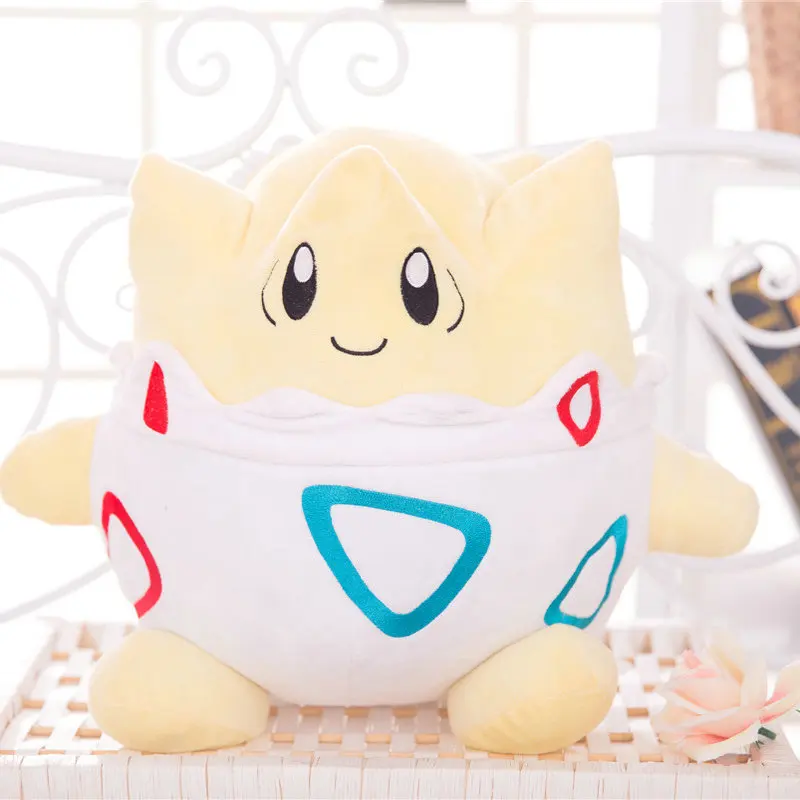 30cm togepi Пикачу плюшевая мягкая Аниме кукла игрушка Jigglypuff Squirtle Mewtwo Charmander Gengar Psyduck игрушки подарок фильм для детей день рождения - Цвет: 30cm togepi