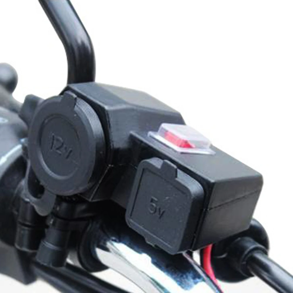 Новые аксессуары для мотоциклов DC 12 В сигареты адаптеры питания с 5 2.1A Dual USB выход