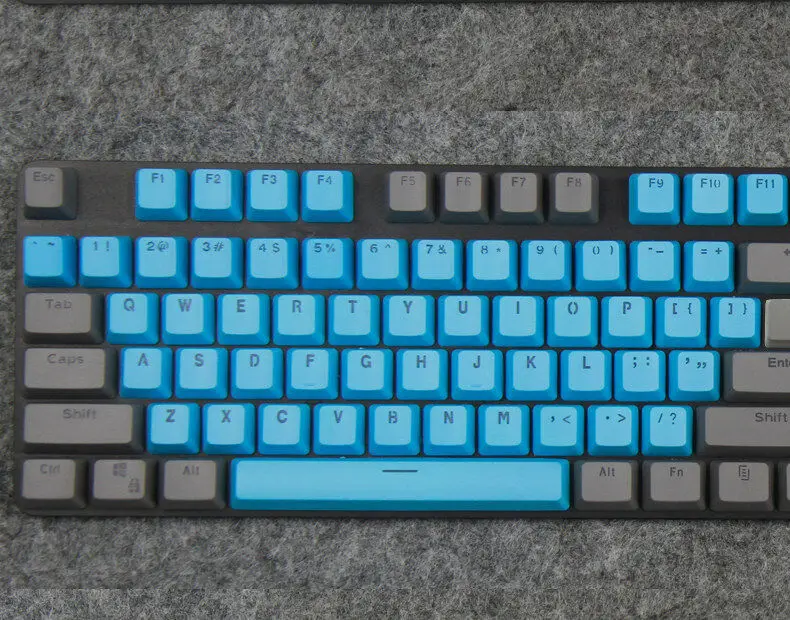 87/104 клавиши Pulse PBT Keycap набор ANSI полупрозрачных ключей с подсветкой OEM колпачки для