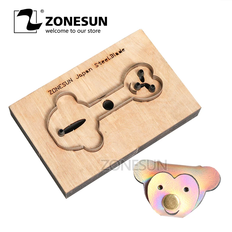 ZONESUN обезьянка по индивидуальному заказу высечка кожи сделай сам ремесло