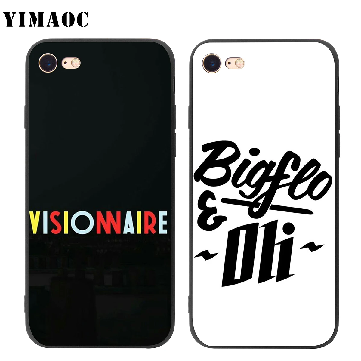 Мягкий силиконовый чехол YIMAOC Bigflo& Oli для iPhone 11 Pro XS Max XR X 8 7 6 6S Plus 5 5S se