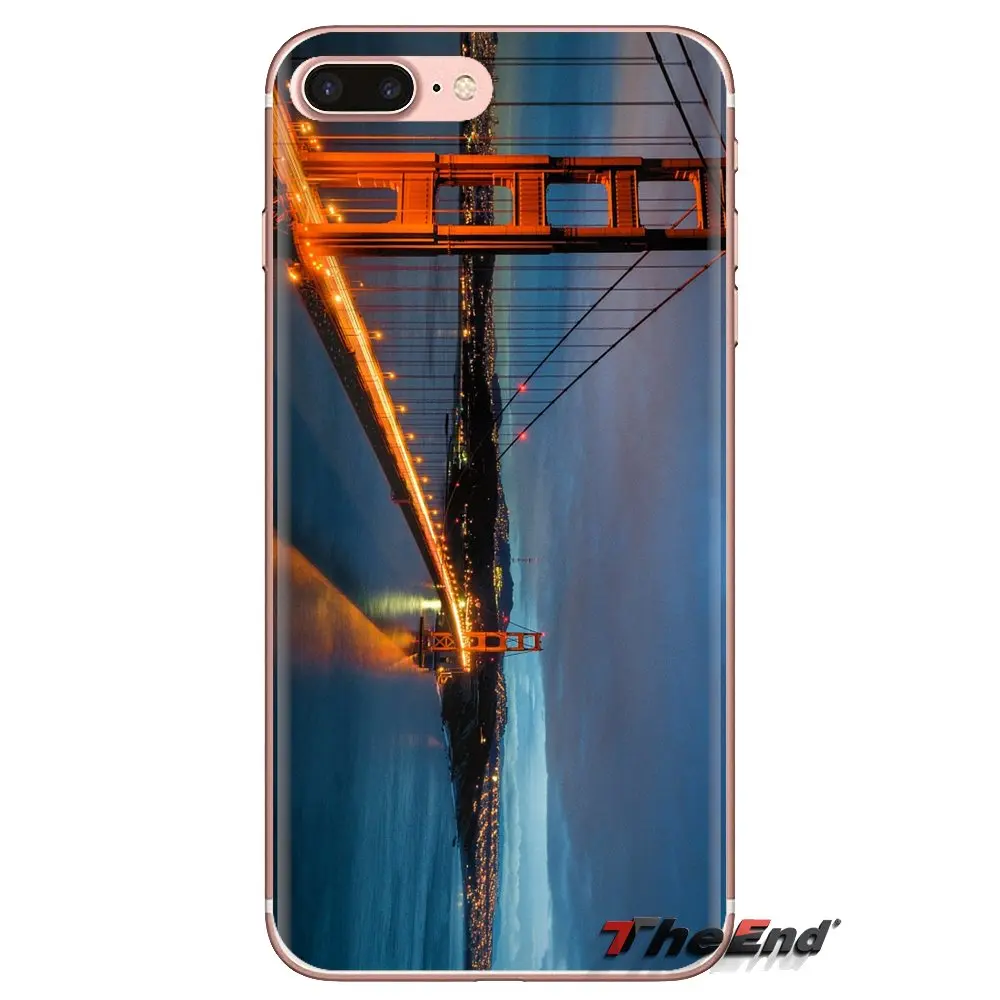 Прозрачный ТПУ чехол Чехлы для Samsung Galaxy A3 A5 A7 A9 A8 Star A6 Plus 2018 2015 2016 2017 Золотые ворота