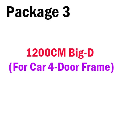 Package 3 Buildreamen2 для peugeot 407 607 301 408 508 стайлинга автомобилей капот дверь багажника уплотнитель этиленового пропилен-каучука прокладки уплотнить кромку Шум изоляции - Цвет: Package 3
