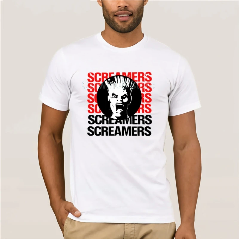 

for mans The Screamers Punk Rock Music Retro T 385 Fashion T Shirt 100% Cotton