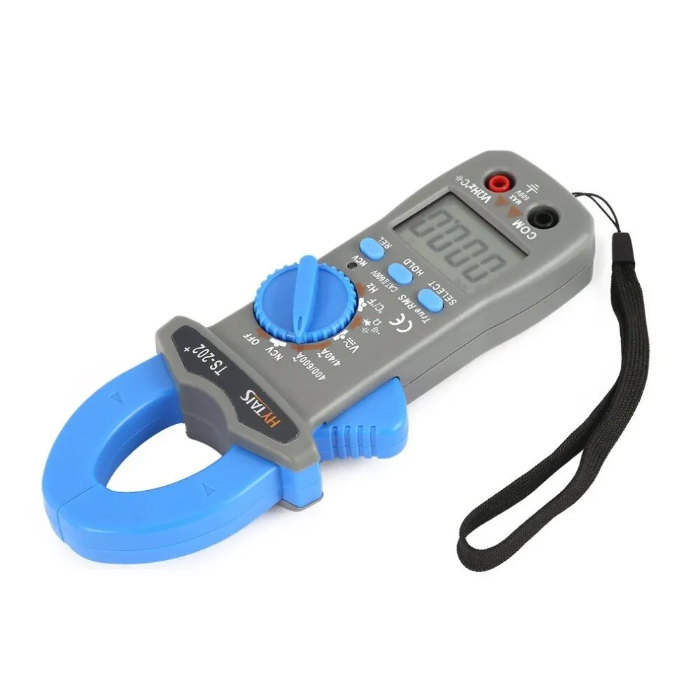 

TS202+ Digital Clamp Meter True RMS Multimeter AC/DC Frequency NCV Resistor Capacitor Diode temperature Tester J15C17