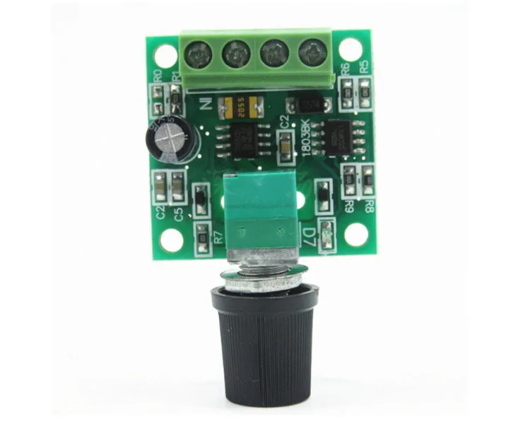 SUNYIMA 2A ШИМ контроллер скорости двигателя постоянного тока DC2.5V 3 в 5 в 6 в 12 В регулятор скорости переключатель 1803BK Регулируемый самовосстановление