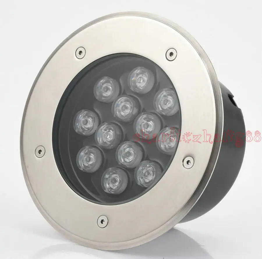Светодиодная подземная лампа 3 Вт 5 7 9 12 15 18 24 36 DC12V или 85-265VAC IP67 утопленная