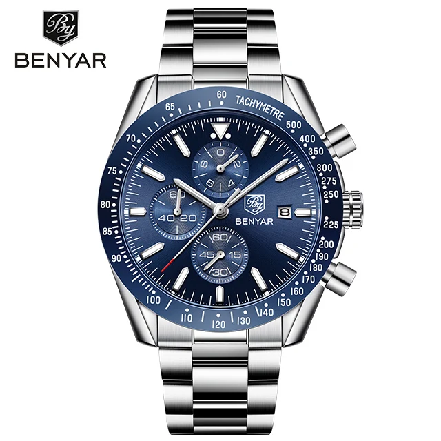 Silver blue Часы класса люкс от года North Watches, спортивные мужские часы с кожаным ремешком, водонепроницаемые на глубине 30м, мужские и женские кварцевые часы Relogios Masculino - Цвет: Silver blue