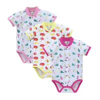 100 cotton newborn bodysuits baby 3pcslot girls jumpsuits summer short toddler clothing fashion clothes 2021 childrens bodie