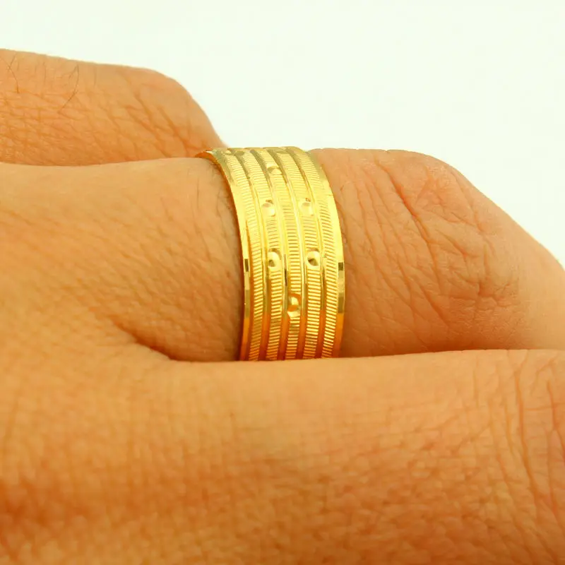 Классические обручальные кольца для мужчин и женщин золотые ювелирных изделий