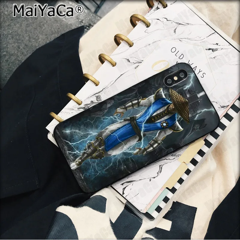 MaiYaCa Mortal Kombat черный ТПУ чехол для телефона Apple iphone 11 pro 8 7 66S Plus X XS MAX 5S SE XR