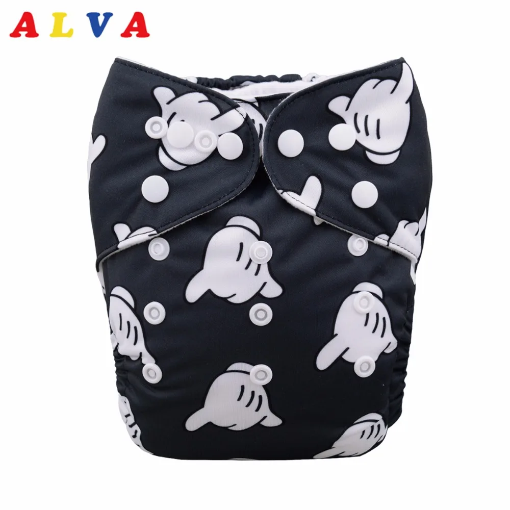 Новинка! Детский подгузник ALVA один размер подходит для всех моющихся тканевых