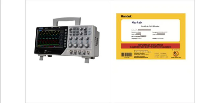 Hantek DSO4254B цифровой запоминающий осциллограф 250 МГц 4 канала 1Gsa/s запись Длина 64 K