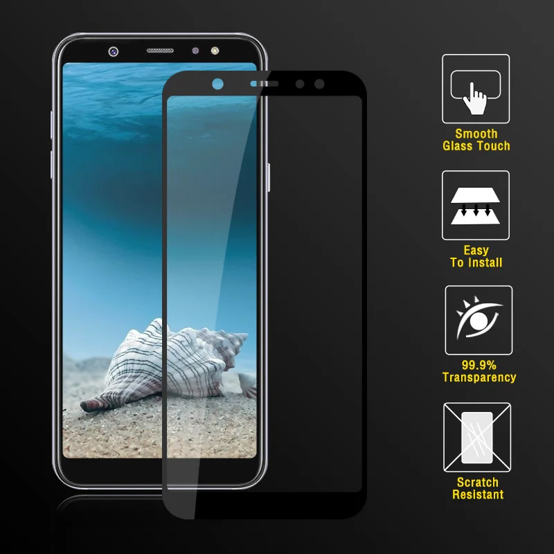 Rotective стекло для Samsung Galaxy A3 A5 A7 2016 закаленное Tremp Samsun Galax A6 + A8 Star 2018 защита экрана |