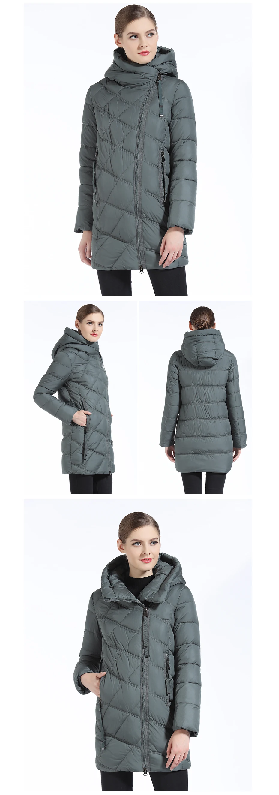 GASMAN women winter coat thick down jacket women with a hood зимнияя jacket female fashion партки and coat women