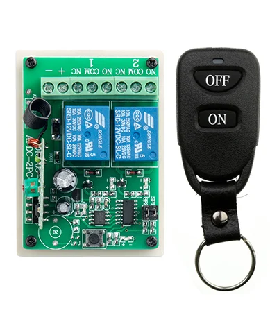 Модуль радиоприемника с релейным выходом и пряжкой ремня новый выключатель