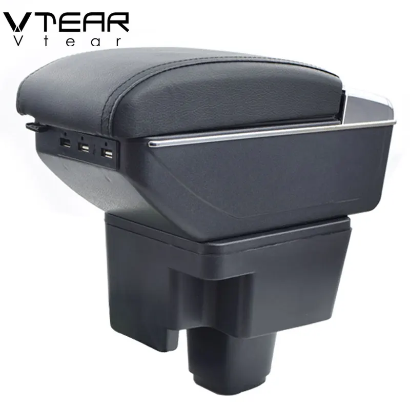 Vtear для chevrolet Sail автомобильный подлокотник, кожаный ящик для хранения, USB подлокотник, Стайлинг, аксессуары для интерьера, украшение автомобиля 2013 10 шевроле спарк интерьер