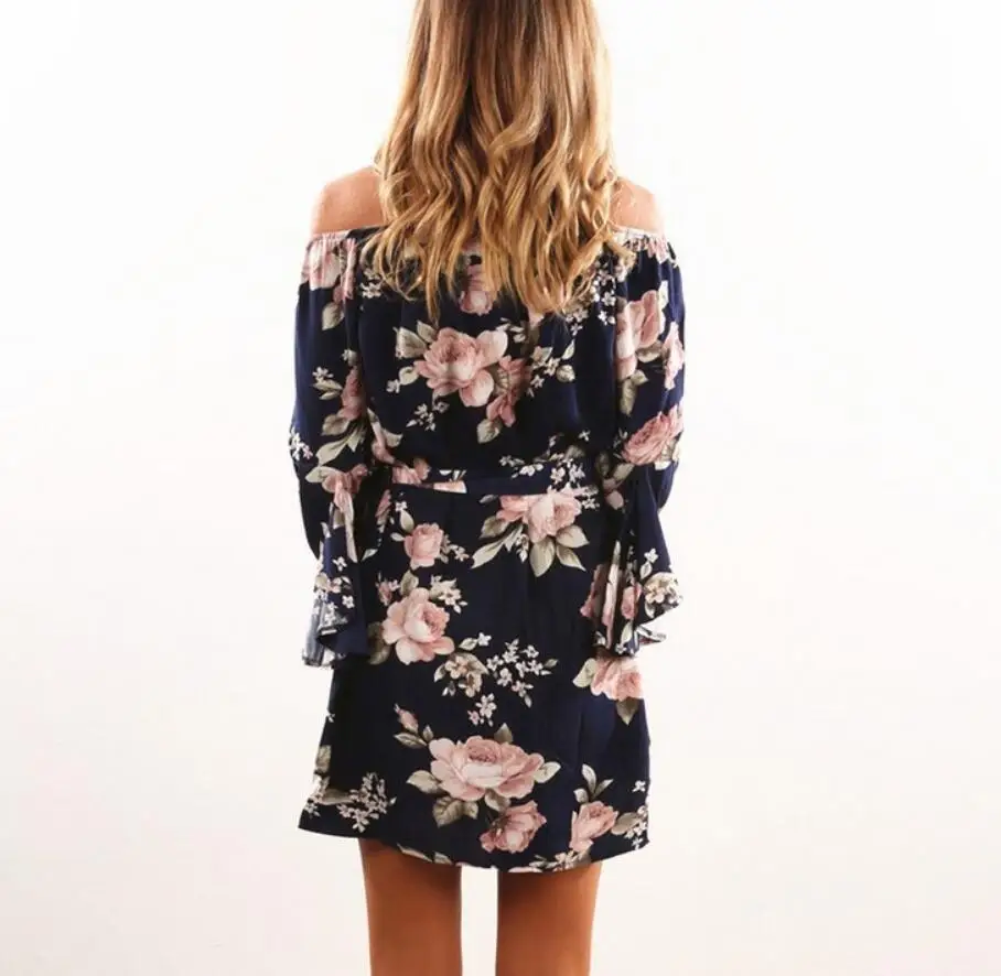 2019 Women Summer Dress Sexy fashion Party Dresses Boho Style Short Beach Chiffon Vestidos de fiesta | Женская одежда