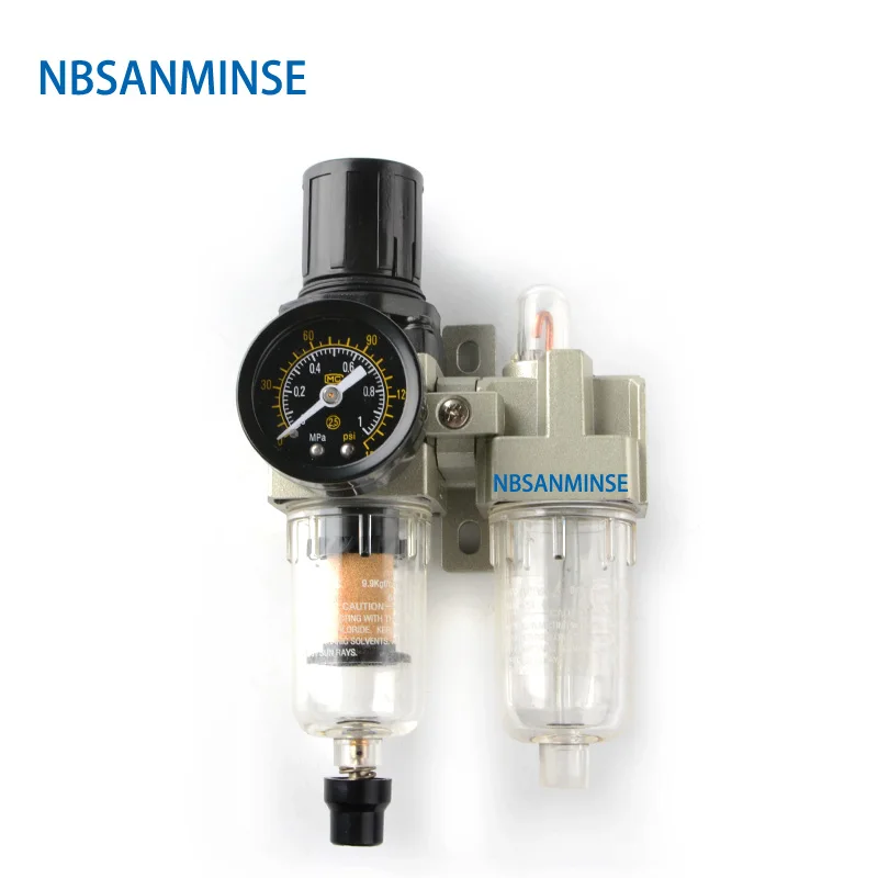 Воздушный компрессор NBSANMINSE AC 2010 1/8 1/4 3/8 1/2 3/4 1 масляный сепаратор регулятор