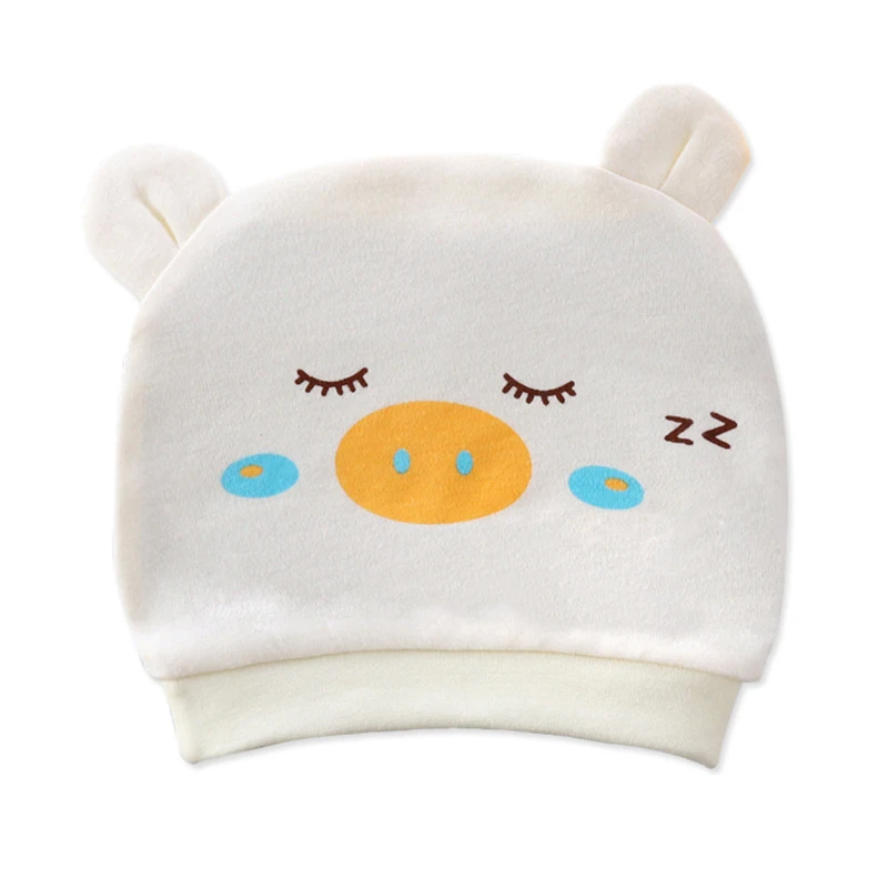 : Halilo шапки для новорожденных из хлопка с рисунком мультфильма маленьких девочек