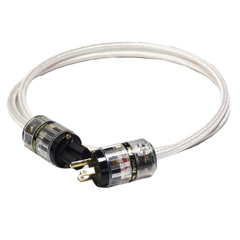 MPS M 8AC HiFi 99.9997% OFC + посеребренный 24k позолоченный 3 контактный кабель питания