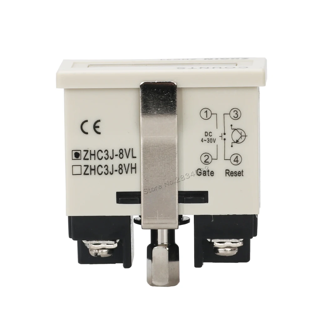 100 220VAC 4 30VDC без счетчики напряжения 8 цифр цифровые 0 99999999 48*24 мм ZHC3J 8|digital counter|counter