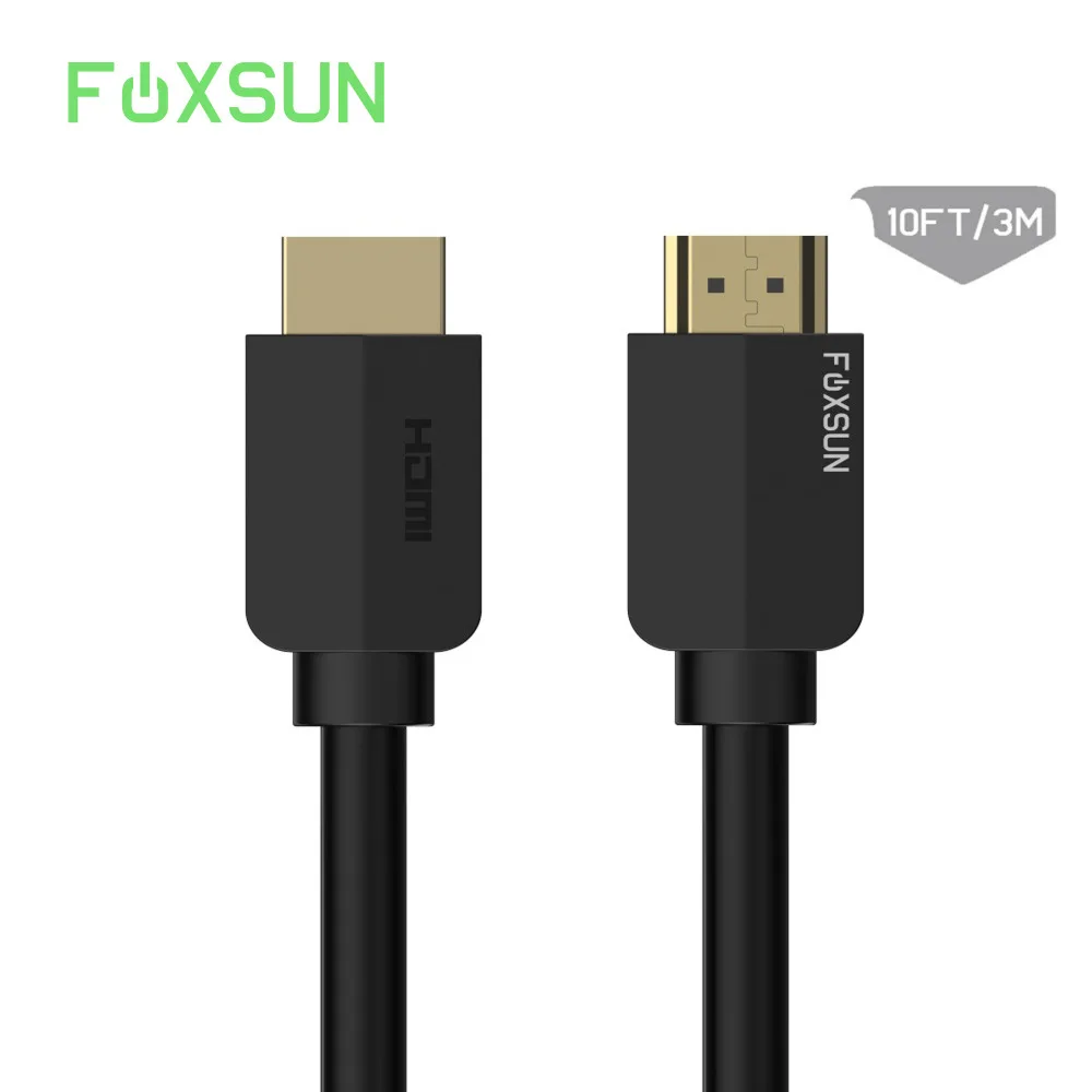 Кабель Foxsun 10ft/3M HDMI высокоскоростной кабель 2 0 с поддержкой Fire TV Apple Ethernet Audio Return Video