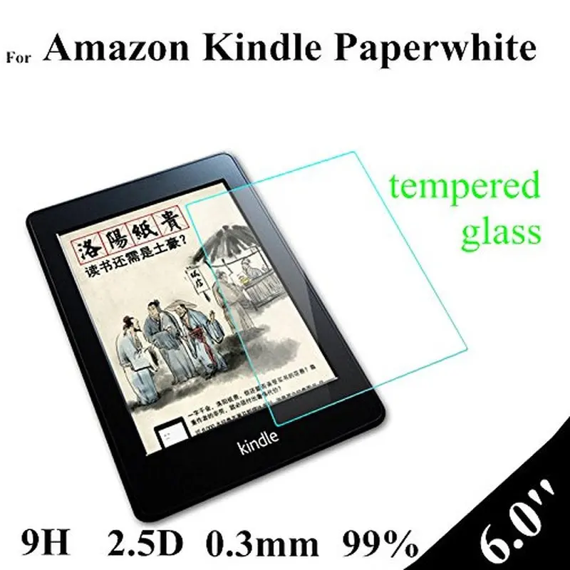 Новинка для Amazon Kindle Paperwhite 1 2 3 4 6 &quot2018 защита экрана из закаленного стекла 0 дюймов