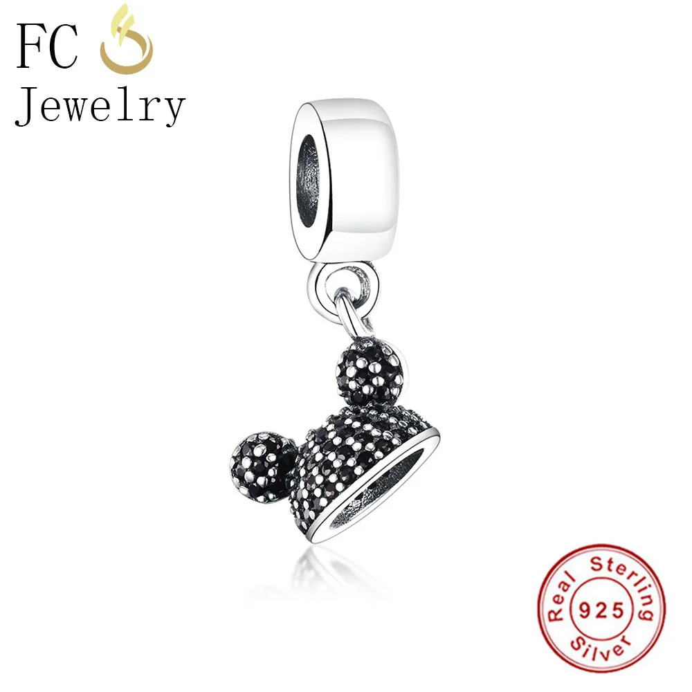 FC0410 FC ювелирные изделия подходят Pandora браслет 925 пробы Серебряный Микки лошадь Череп Корона Ловец снов бусины решений Berloque - Цвет: FC0410