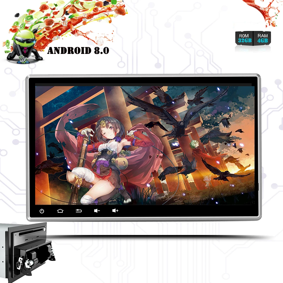 Android 9 0 для Toyota Echo VIZI Vitz Soluna Vios1998 2005 автомобильный DVD плеер стерео GPS iPS экран 2 din