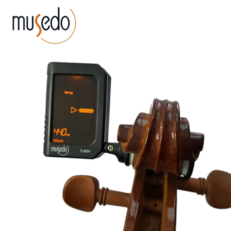 

Musedo T-60V Clip-on Electric Tuner for Violin Cello Viola Chromatic Universal Practical Portable