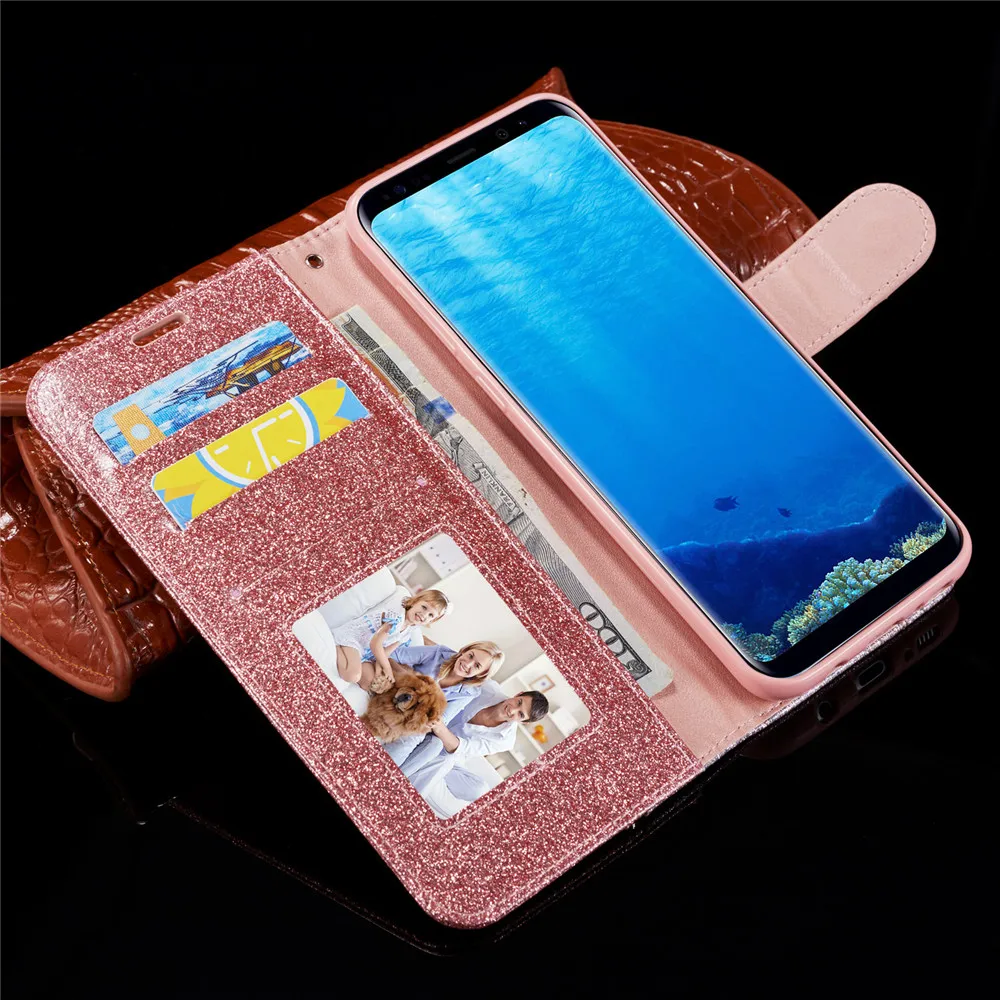 Чехол-книжка со стразами для Samsung Galaxy S8 S 8 + | Мобильные телефоны и аксессуары