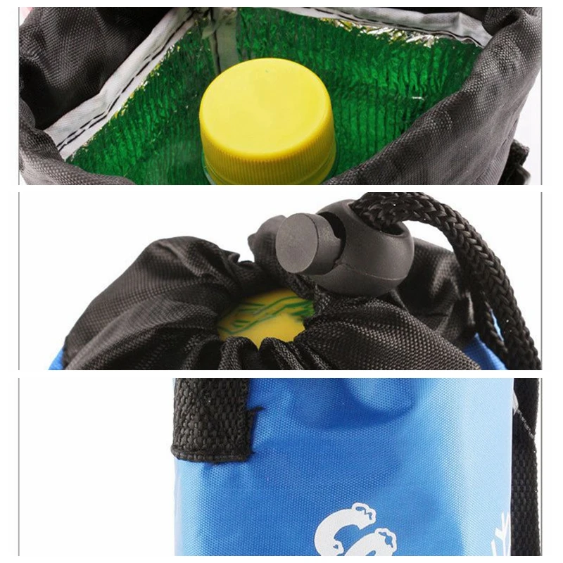 Wine Insulated Bottle Cool Bag Picnic Drinks Carrier Tote Cooler Hiking Camping ZXY9749 | Storage Bags
