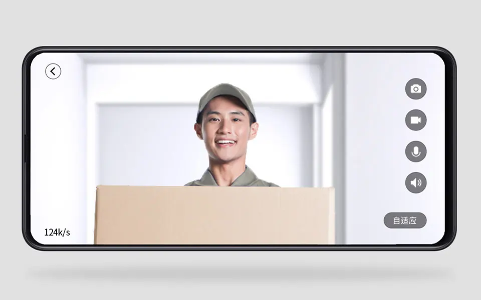Xiaomi Mijia дверной звонок 720P IR двухстороннее аудио видео Обнаружение движения AI идентификация лица SMS Push домофон облачная система хранения