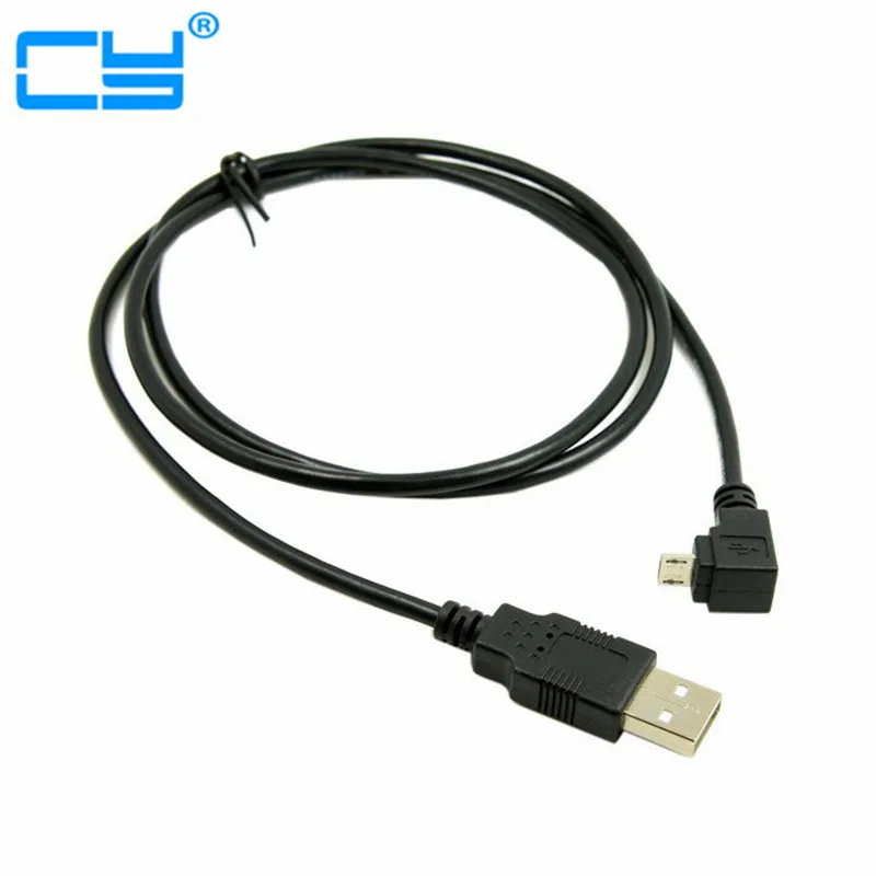 Вверх и вниз влево вправо Угловой 90 градусов USB Micro штекер-USB штекер зарядный