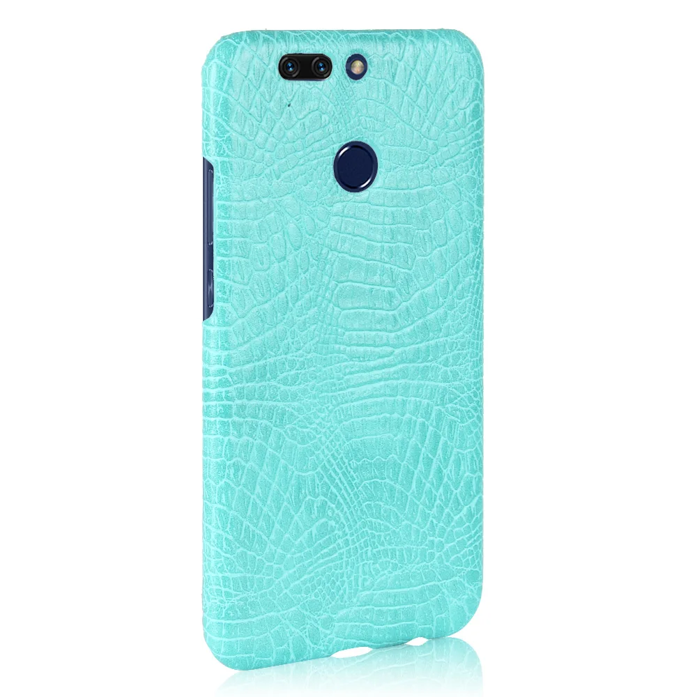Крокодил Жесткий Чехол для Honor V9 (8 Pro) крокодил случаи Стенд задняя крышка
