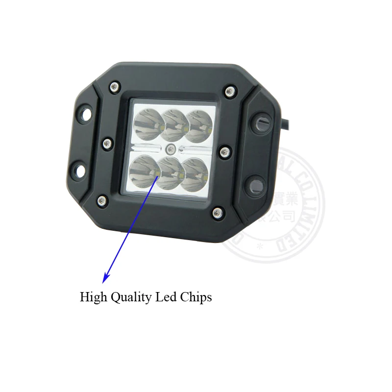 3 &quot18 Вт Led Pod Light со смывным креплением противотуманная фара для внедорожников ATV
