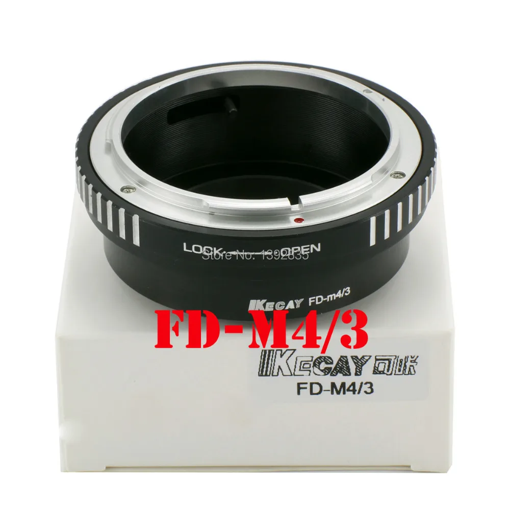

Kecay High-Precision FD-M4/3 Aluminum for Canon FD lens to Micro 4/3 for E-P1 E-P2 E-PL GF1 GF2 G2 GH2 G10 Lens Adapter